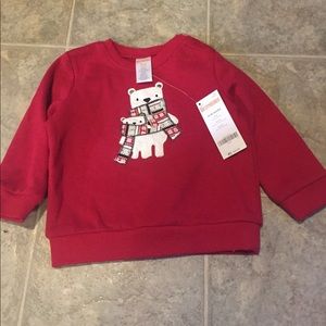 SOLD NWT Gymboree Red 12-18m Winter Bears Sweatshirt